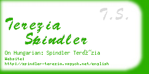 terezia spindler business card